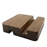 LUCENTIS Wood Phone Stand, 2 x 8 x 8 cm, Wooden