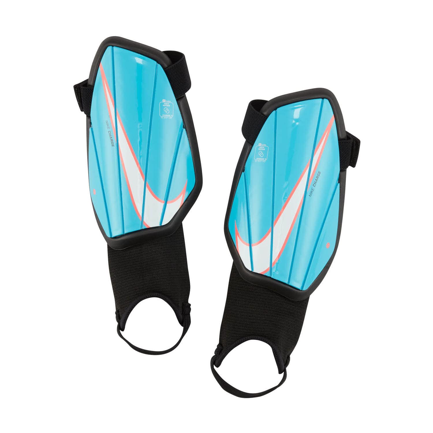 Nike Chrg Shin Guards Baltic Blue/Black/White S
