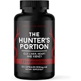 Surthrival: The Hunter's Portion Premium Elk Organ Blend - Elk Organ, Liver, Heart, Kidney Supplement Capsules - Derived from US Sourced Free Range Elk - 120 Capsules (500mg Each)