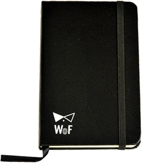 Amazon ゴムバンド付きハードカバーノートミニ 黒 ノート