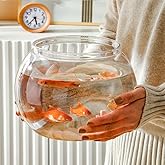 Newpol （Large Size） 3 Gallon Plastic Fish Bowl, Aquarium Fish Tank 11.5 Liters