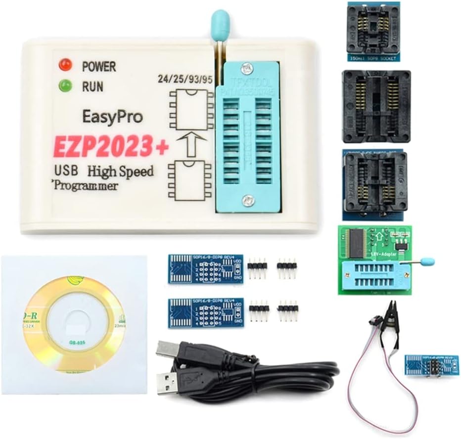 Hopbucan EZP2023+ SPI FLASH Programmer 24/25/93/95 EEPROM Bios 25T80 Burner