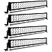 LED Light Bar YITAMOTOR 4PCS 24 Inch 120W Spot Flood Combo LED Work Light White Head Lamp Driving OffRoad High Power Waterproof Lights compatible for ATV Jeep 4x4 Tractor Truck SUV Boat Cart Car primary