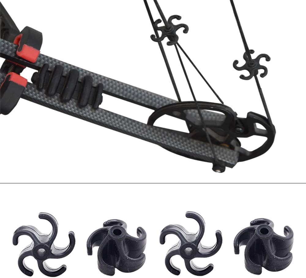 NMCPY 12pcs Archery Bow String Silencer Stabilizer Rubber