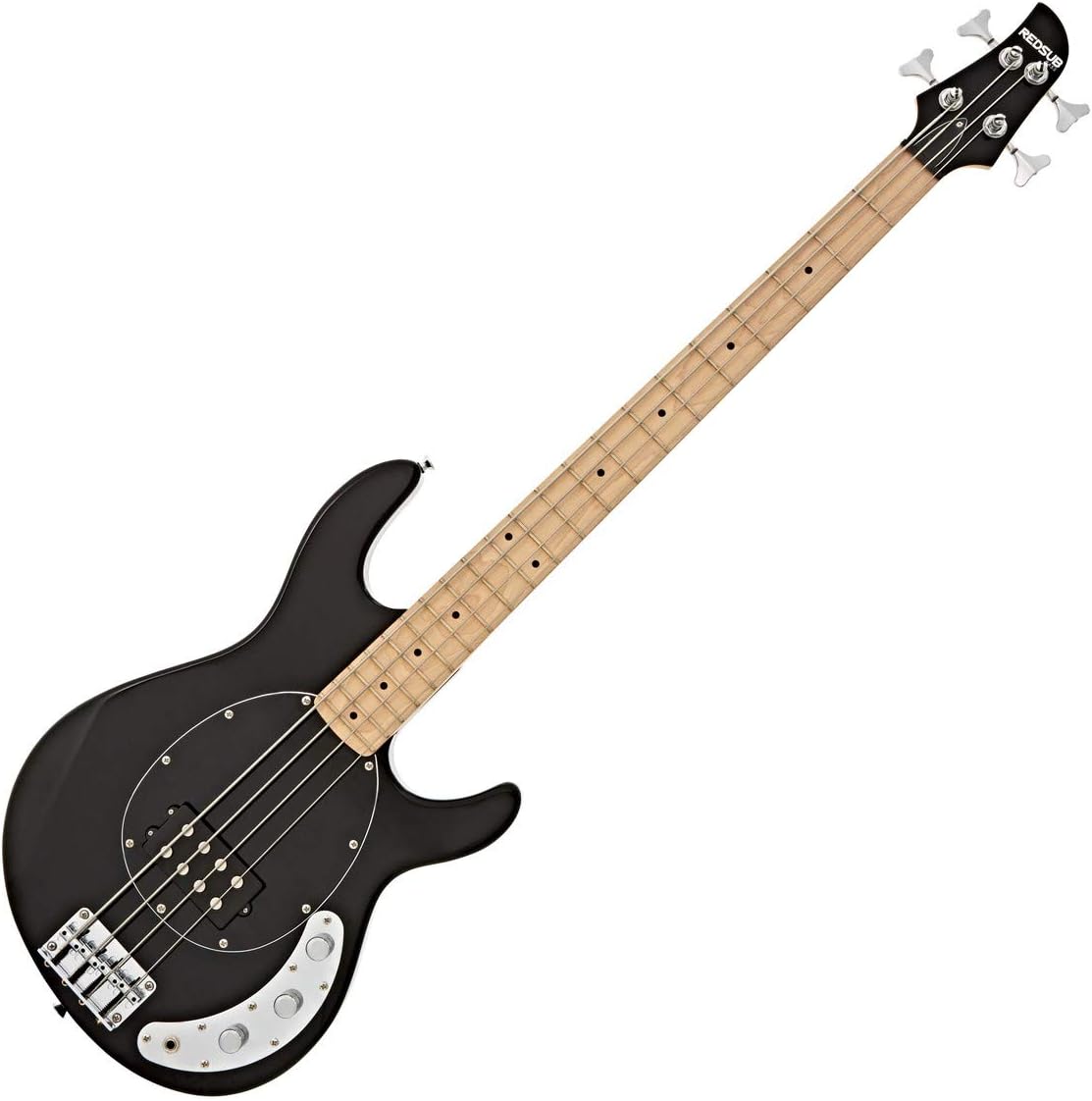 DISC RedSub PK Bass Guitar, Jet Black