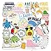 Vsco Stickers for Water Bottles, 50 Pcs Hydro Flask Stickers Cute Waterproof Aesthetic Laptop Luggage Stickers for Girls Teens Kids