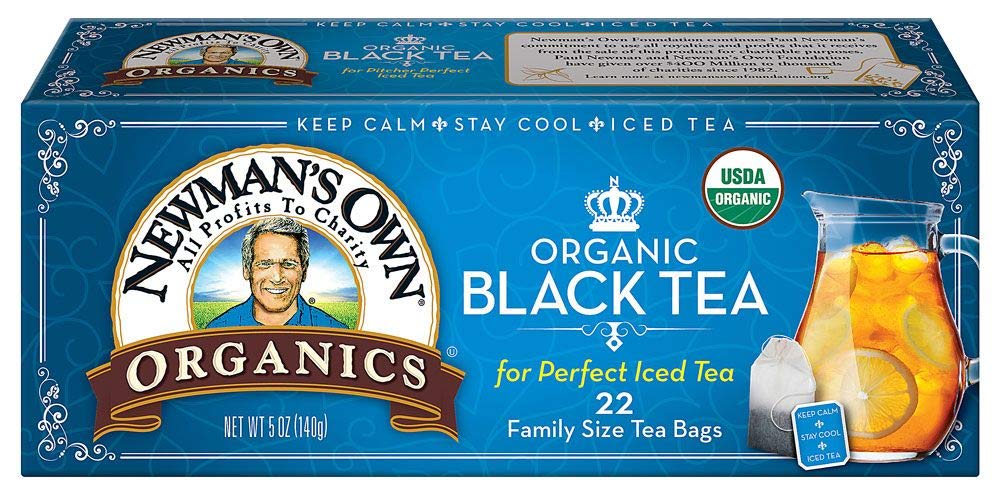 Newmans own organics tea Black fmly sz 22ct 4.95oz (084643350067)