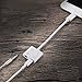 2 in1 Lightning Audio +Charger Adapter for iPhone X 8/7/6/Plus to 3.5mm Headset Earphone.Headphone Audio Splitter and Charging Adaptor(Support Audio + Charge + +Compatible iOS 10.3/11or Later)