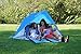 Lightspeed Outdoors Mini Pop Up Beach Tent Sun Shade, Blue