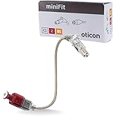Wire for Oticon Hearing Aids, Genuine OEM MiniFit Speakers&Receivers Unit - Type 85, Size 2, Side Right(Red) - Compatible wit