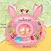 UClever Baby Inflatable Pool Float Infant Crab Seat Boat Swim Ring with Handles (Pink)