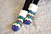 Pudus Classic Slipper Socks, Adult Multicoloured, One Size