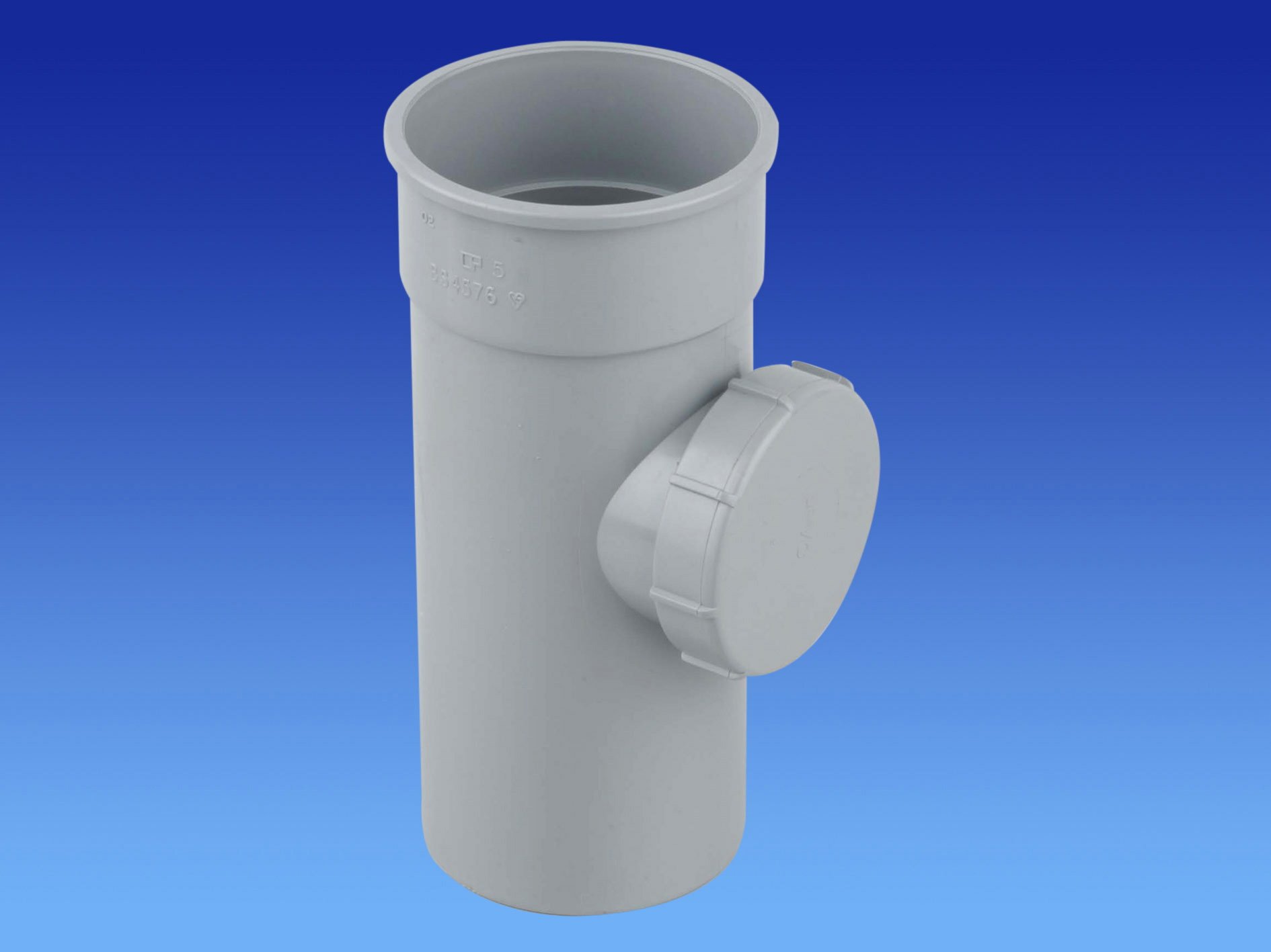 Wavin OSMA Roundline Access Pipe Grey 0T274g