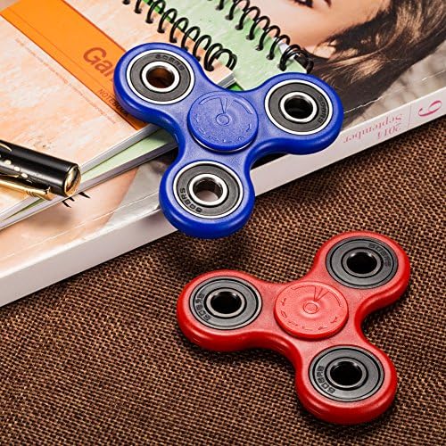 Toplay Fidget Spinner Toy Stress Reducer Ceramic Bearing - Perfect For ADD, ADHD, Anxiety, and Autism Adult Children