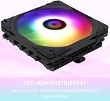 Thermalright AXP120-X67 Black ARGB Low Profile CPU Cooler AM4 AM5 Intel 1700 view 3