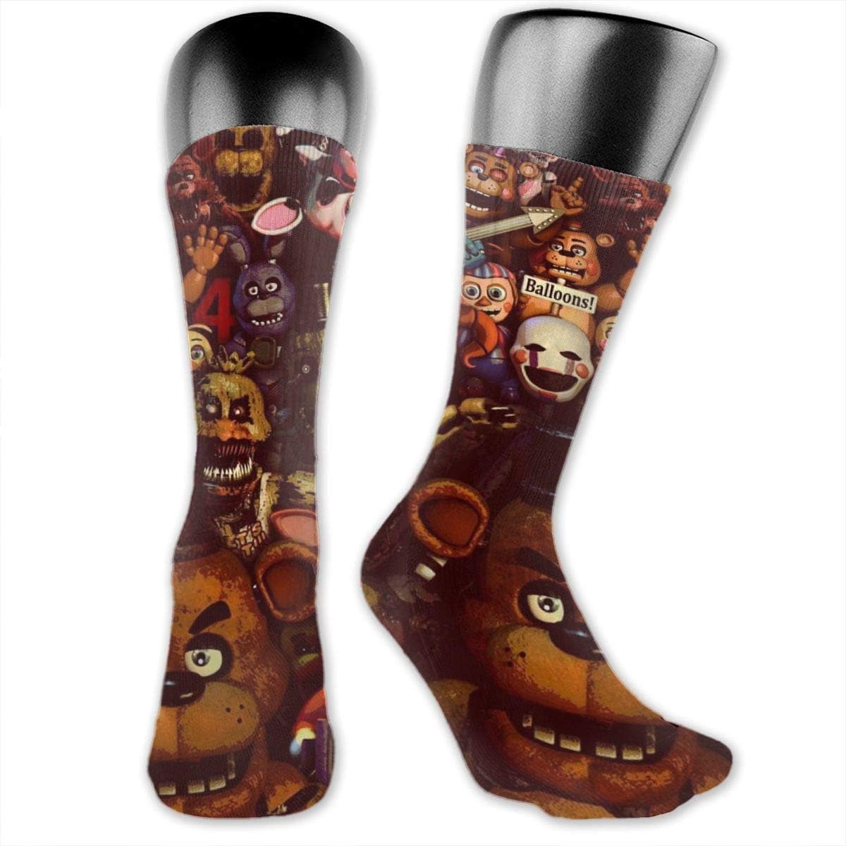 FNAF Socks Men Boys&Youth Novelty Funny Crew Socks, Length