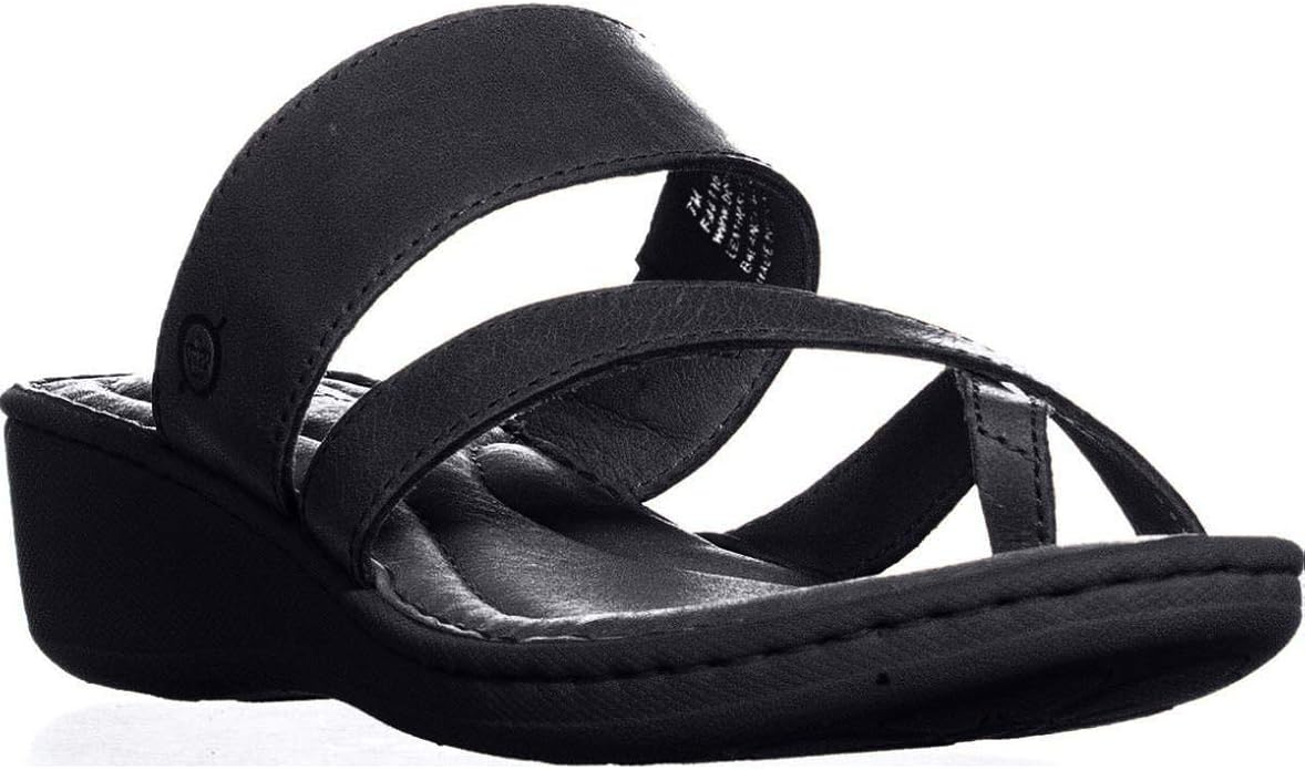 born siene wedge sandal black