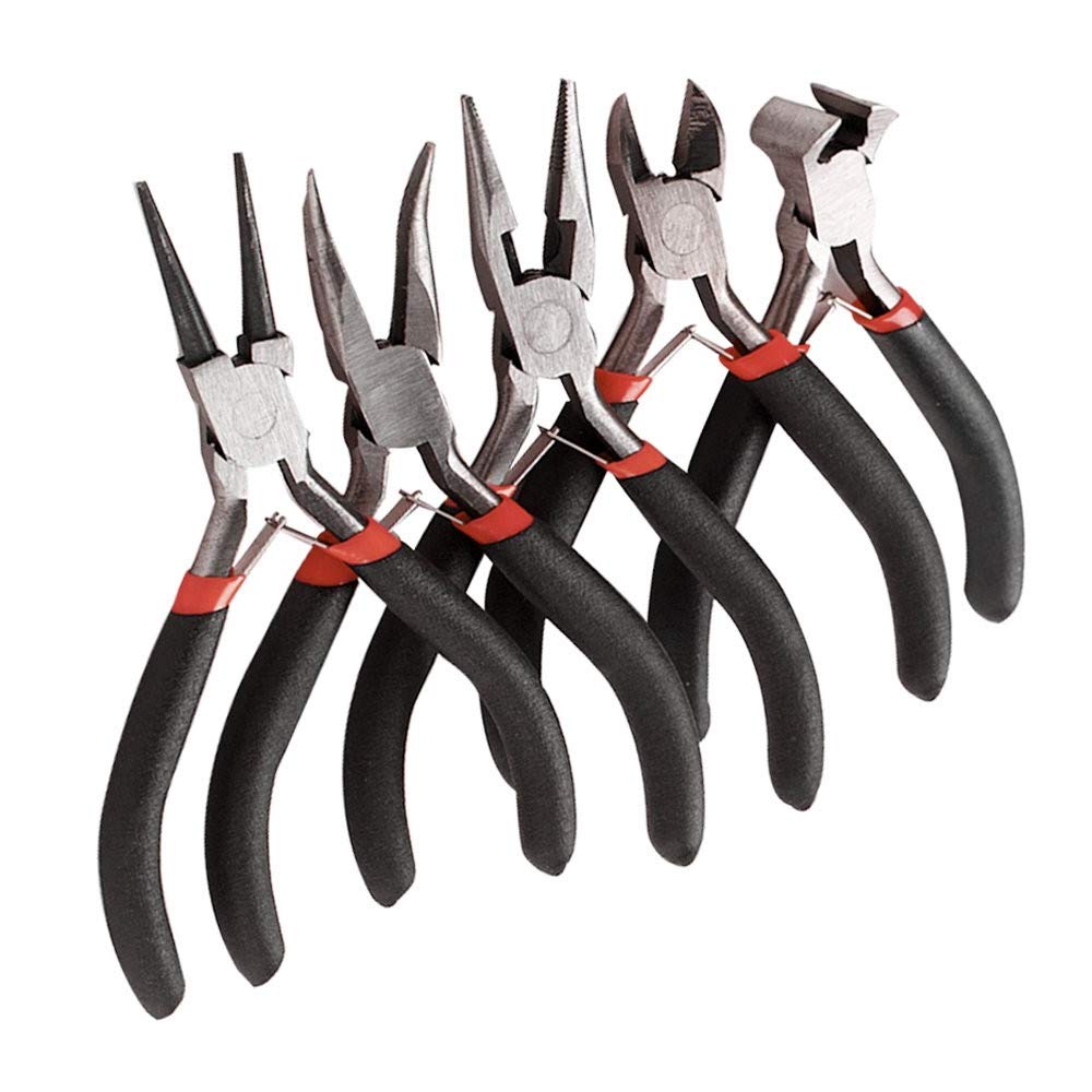 5 Pcs Jewelry Pliers Tools Mini Jewelry Making Tool Professional Hand Tools for Jewelry Making Beading Repair Supplies
