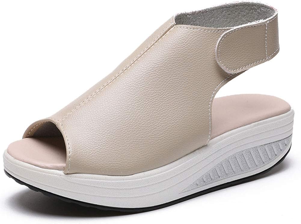 athletic platform sandals