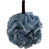 Darkblue Bath Shower Loofah Sponge,Men Women Bathing Accessories 60g | (1 pack) Loofah Sponges for Shower,Exfoliating Cleaning Bath Loofa Body Scrubber