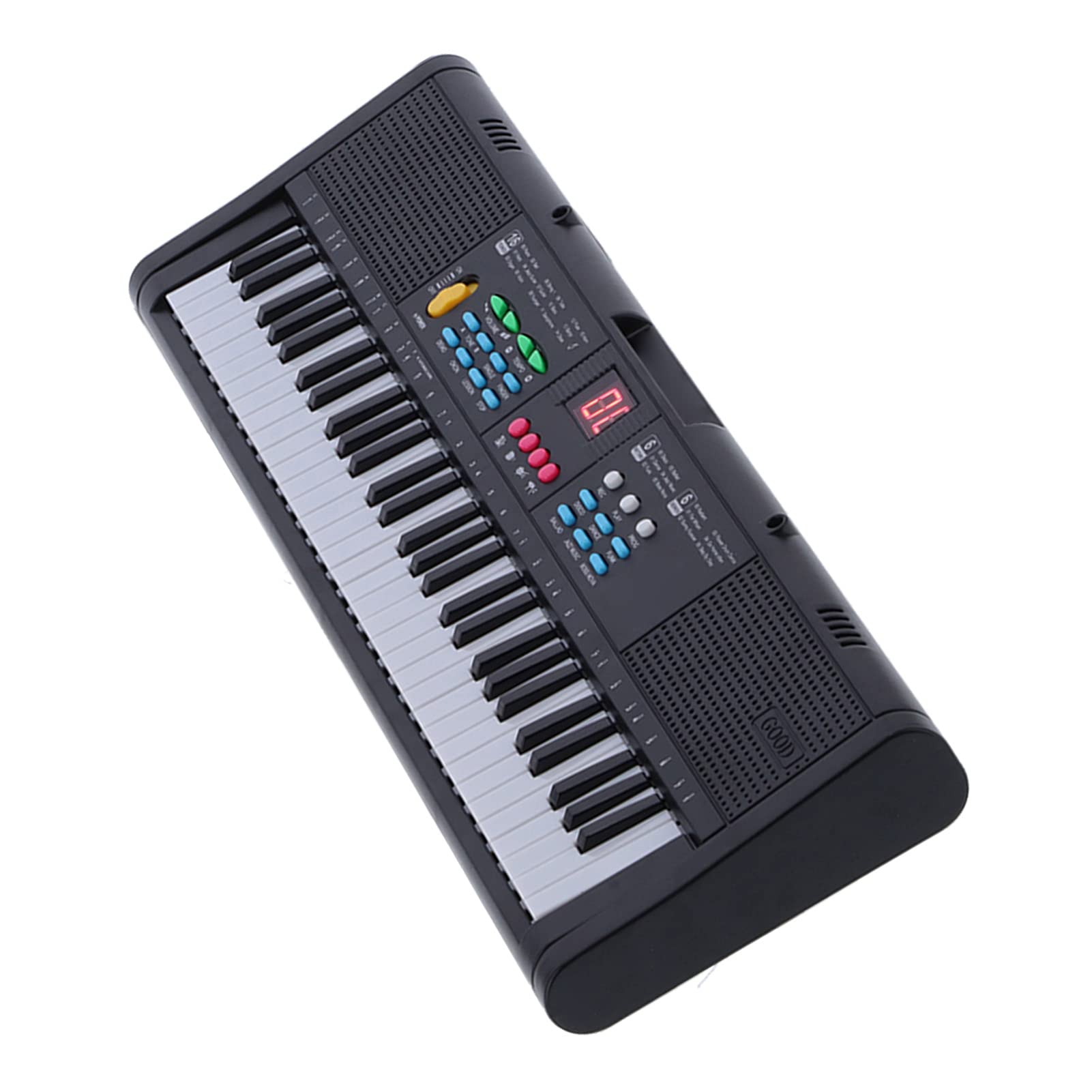 SWOQ Multifunctional Piano, Small MQ6186 Keyboard Piano Screen 61 Keys for Performance for Beginner Child Adult, (01 02 015128gtb60kr14436)