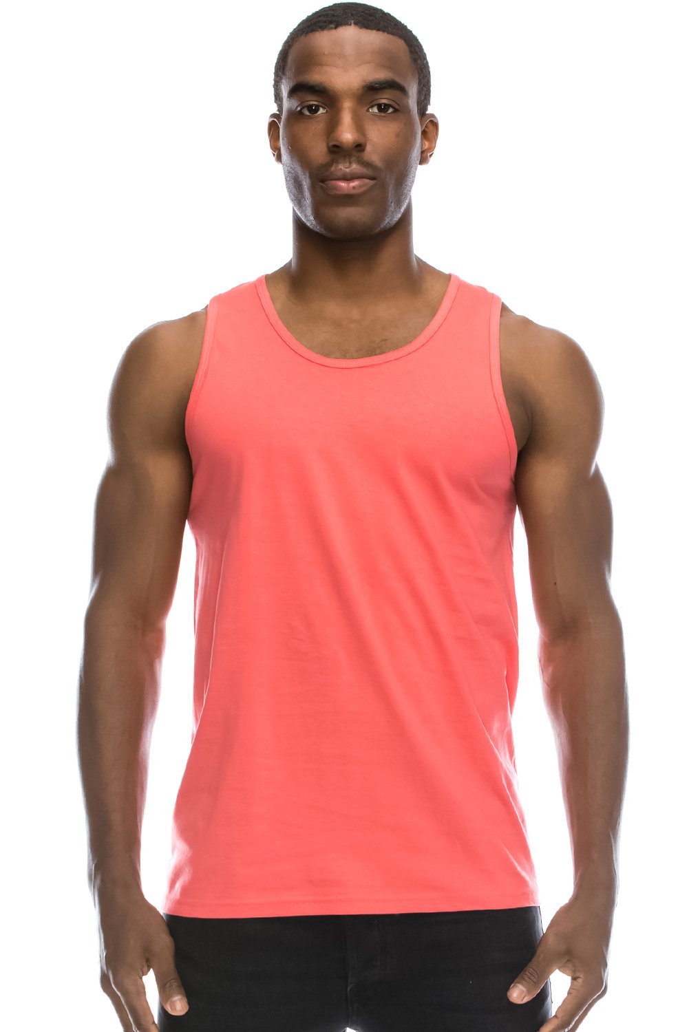 JC DISTROMens Hipster Hip Hop Basic Tank Top Soft Premium Cotton Jersey Shirts, Small - 3XL Available