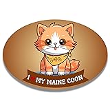 Magnet Me Up Anime I Love My Maine Coon Cute Cat
