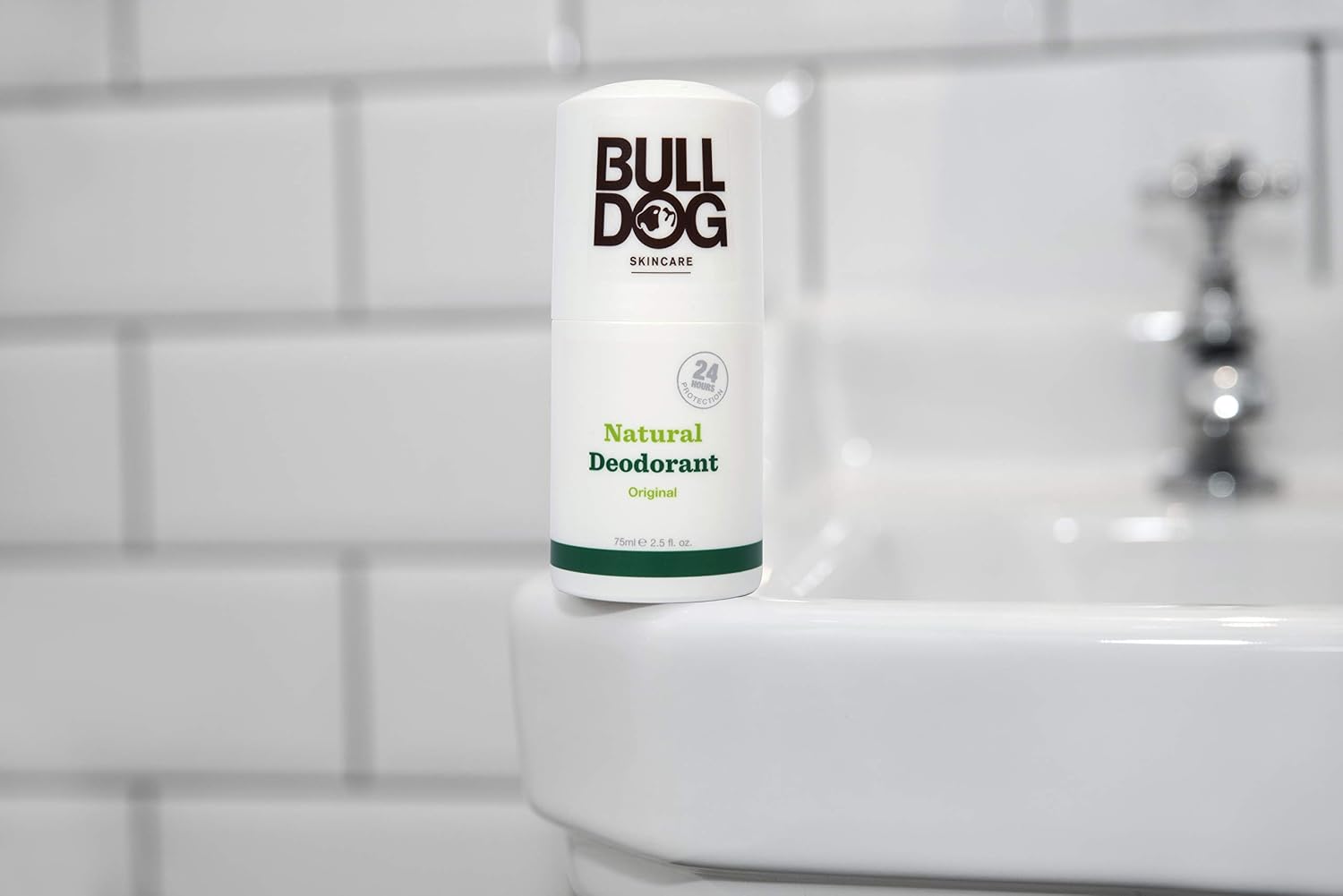 Bulldog Skincare Original Men's Deodorant Stick, Herbal Aromatic Scent, Natural Deodorant for Men 75ml, White, 75 ml (Pack of 1) - Image 4
