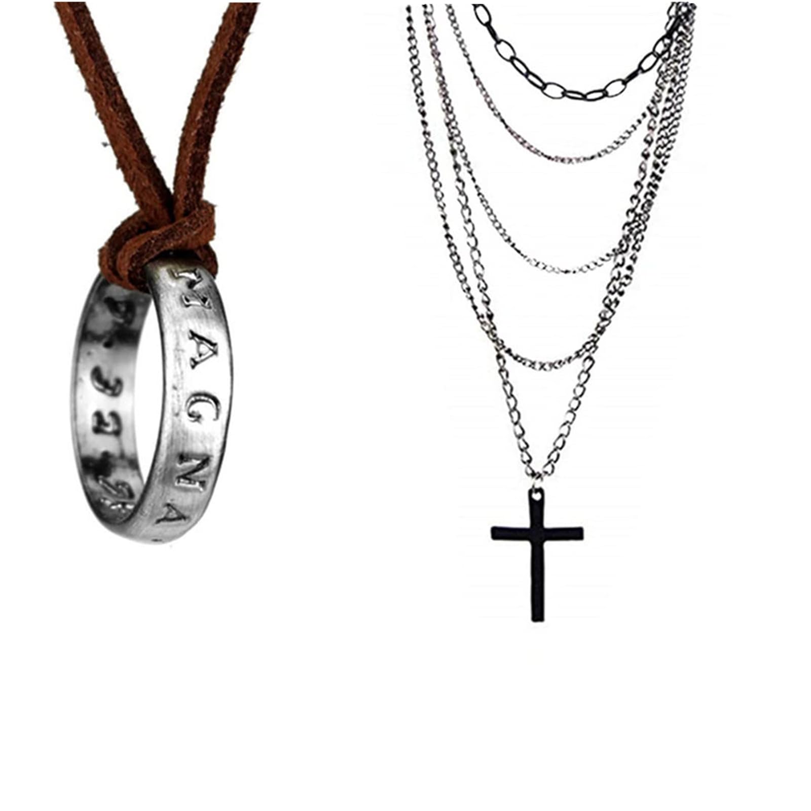 XHBTS Uncharted 4 Drake 20 Stickers and Engraved Ring Pendant Necklace Jewelry Unisex Cosplay Fans Gift