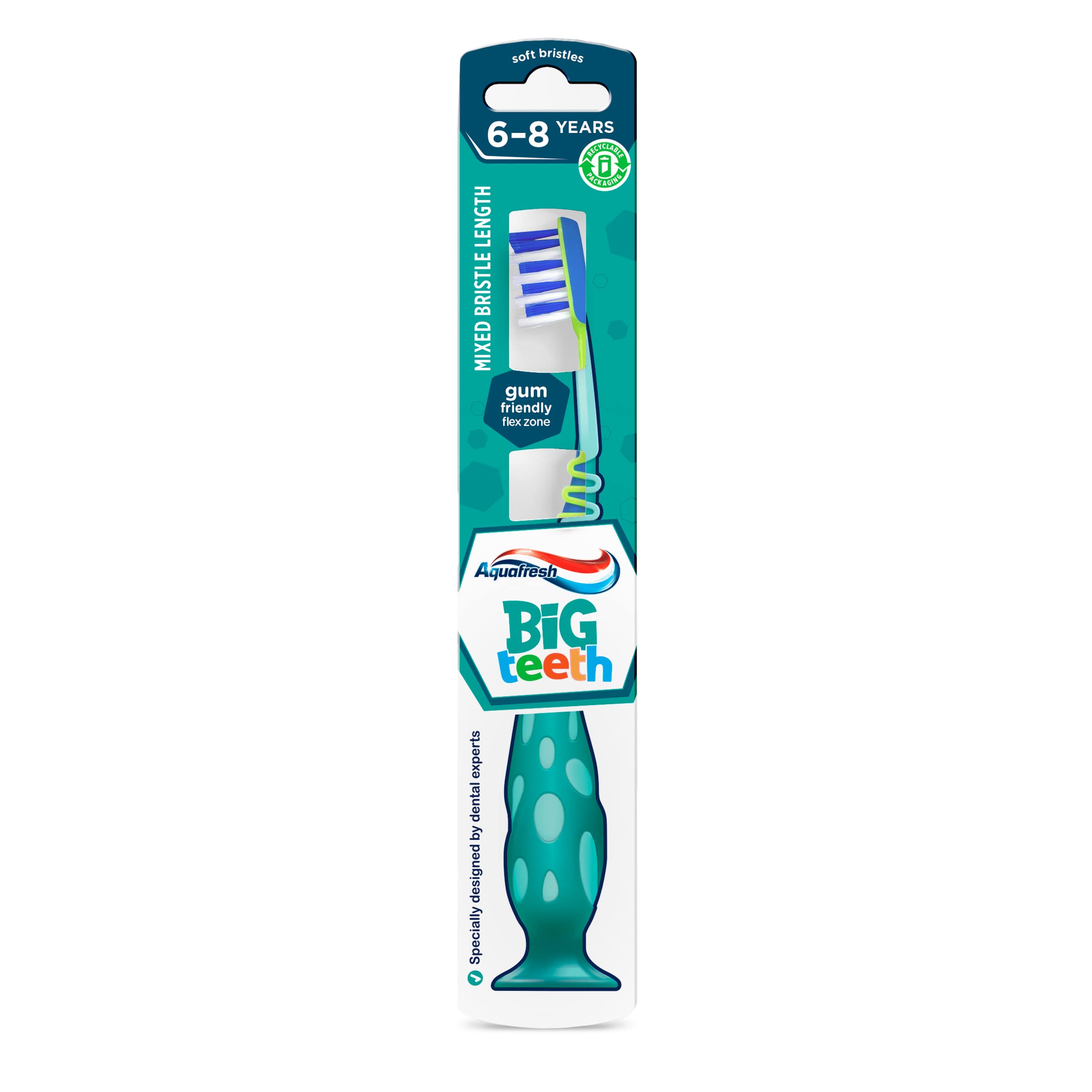 Aquafresh Kids Toothbrush Big Teeth 6-8 Years Soft Bristles x 1