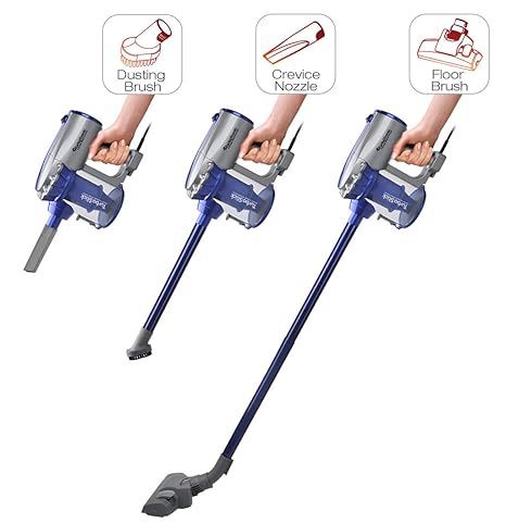 Turbotronic Aspirapolvere Ciclonico 2 In 1 Senza Sacchetto Efficienza Energetica Classe A600w 14kpa Filtro Hepa Blu