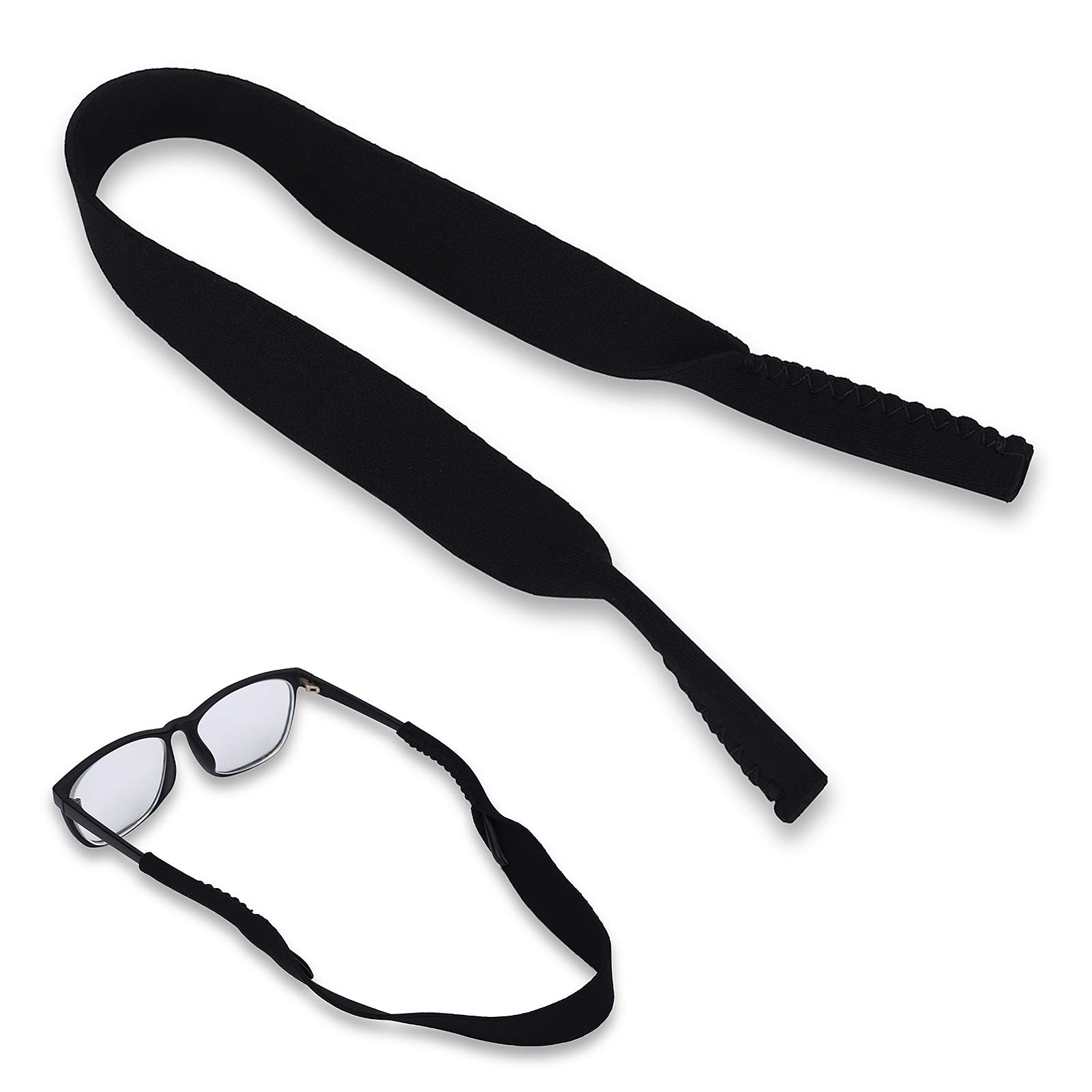 Yosoo Health Gear 5 PCS Sports Eyeglass Strap, Elastic Sunglasses Lanyard Adjustable Non-slip Eyewear Retainer Glasses Cord Eyeglass Holder Strap Band Glasses Head Band Neck Strap for Men Women Kids
