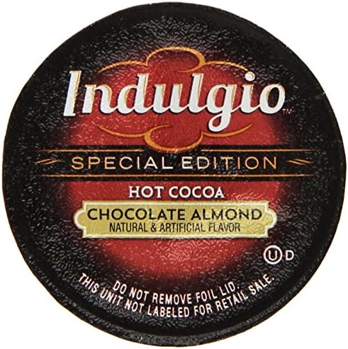 Indulgio Almond Chocolate Cocoa Special Edition for Keurig K-Cup Brewers, 12 Count (Pack of 6) (Compatible with 2.0 Keurig Brewers)
