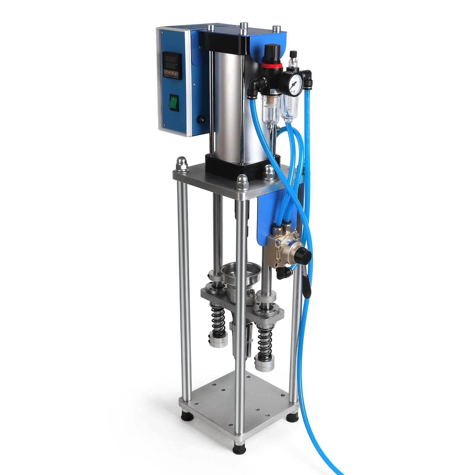 Photo 1 of ICZW Vertical Injection Molding Machine Semi-Automatic Pneumatic Plastic Extruder 20g 110V