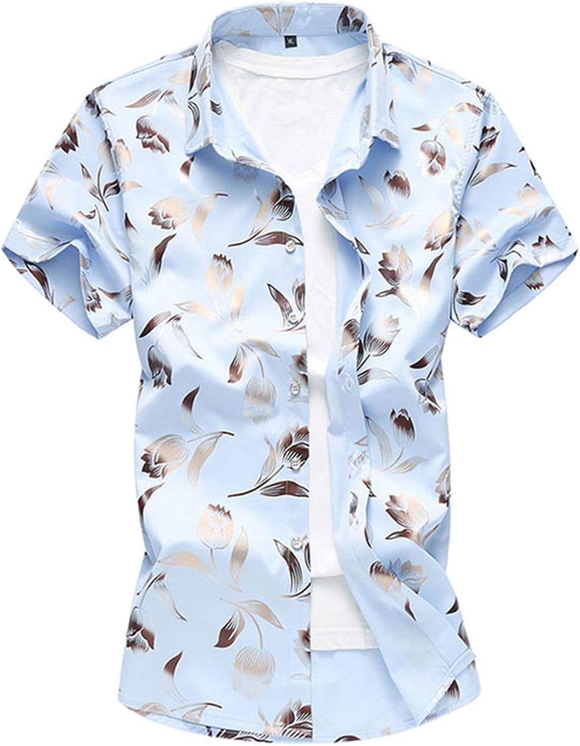 Herren Leinenanzug Sommer - Kurzarm Hemd Und Shorts Set