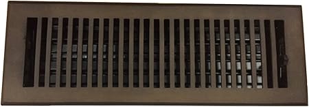 4 X 14 Oil Rubbed Bronze Contemporary Floor Register Made From