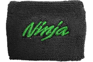 Lorick Motorcycle Brake Reservoir Sock Cotton Cover Compatible With Kawasaki Ninja 400 500 600 900 750 300 250 650 1000 ZX6R ZX10R ZX14R H2 H2R Black, free