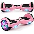 LIEAGLE Hoverboard, 6.5" Self Balancing Scooter Hover Board with Bluetooth Wheels LED Lights for Kids Adults