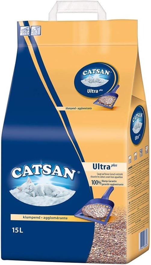 Catsan Ultra Clumping Cat Litter, 1 Pack (1 x 15 Litres) Amazon.co.uk