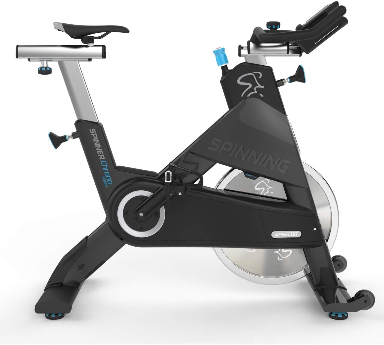 Spinning 10-017-B Chrono Power Commercial Indoor Exercise Bike with Belt Drive by Precor, Black