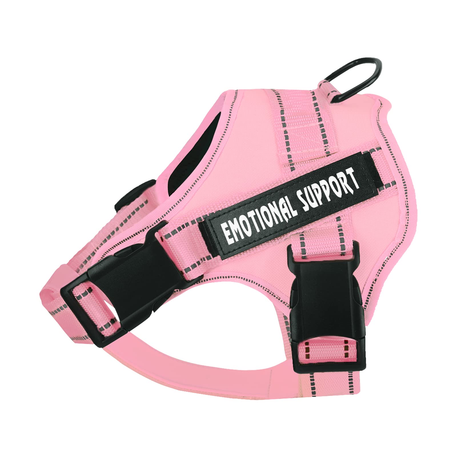 Photo 1 of voopet Service Dog Harness, Emotional Support Pet Vest Harness, Reflective Breathable and Adjustable No-Pull ESA Dog Harness for Small Medium Large Dogs (with 4 PCS Removeable Tags)