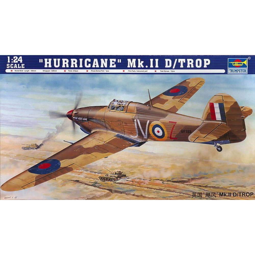 Trumpeter 02417 Model Kit Hawker Hurricane IID Trop TR02417