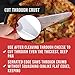 Latest Pizza Cutter - Lifetime Replacement Warranty - 3-In-1 Pizza Wheel To Use On Your Pizza Pan, Stone Or Peel - Super Sharp Stainless Steel Blade – Dishwasher Safe
