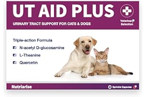 NUTRIARISE Natural UTI Treatment for Cats & Dogs – Antibiotic-Free Urinary Tract Infection Support Supplement – Bladder & Kidney Health – Incontinence Prevention – 30 Capsules