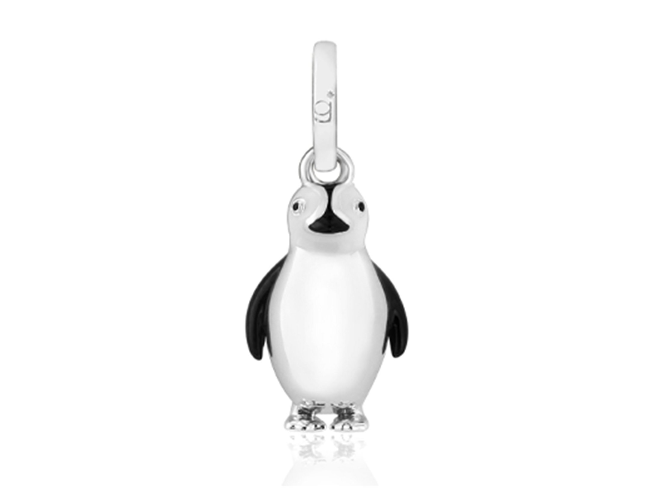 Gemma J Silver Penguin Charm - compatible with most popular charm bracelets