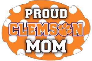 R AND R IMPORTS Clemson Tigers Proud Mom Magnet Single Officially Licensed Collegiate Product