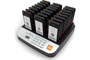 CORUM SECURITY Lineup Waiting Queue Pagers for Restaurants Paging System Coast Buzzer Beep Buzzer Signal Calling Customer Service for Cuisine Hospital