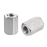 uxcell M6 x 1.0-Pitch 15mm Length 304 Stainless
