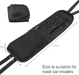 URAQT Upgrade Section Organizer Car Seat Storage Bag 3 Pockets Black view 3