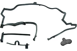 2M PLASTIC Timing Cover Seal Gasket Set For 01-05 Honda CIVIC 01-05 Acura EL OE Quality 11831-PLC-000, 11831PLC000, 11832-PLM-000, 11832PLM000, 11833-PLM-000, 11833PLM000